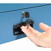 Global Industrial Counter Top CRT Security Computer Cabinet, Blue, 24-1/2W x 22-1/2D x 27H 607294BL